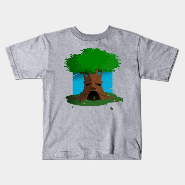 Journey to the tree Kids T-Shirt by vhzc